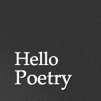 hello poetry|hello poetry website.